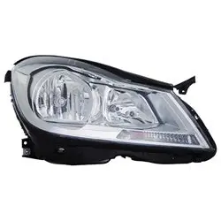 Right Side Headlamp Assy Composite 2012 - 2014 MERCEDES-BENZ C250 CAPA MB2503187C 2048205459 - CAPA Best Choice