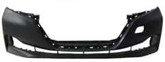 Front bumper cover 2018 - 2024 NISSAN LEAF CAPA NI1000329C 620225SF3H - CAPA Last Chance