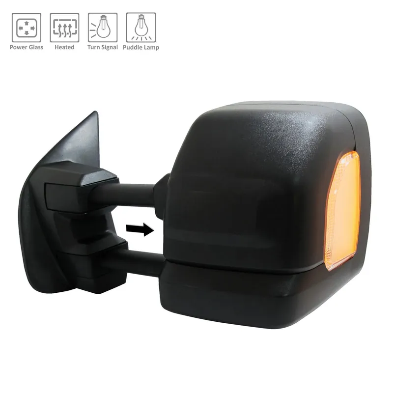 Markdown Left Side Mirror outside rear view 2019 - 2019 NISSAN TITAN XD NI1320307 963029FT0E - REGULAR