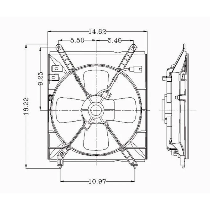 Condenser fan 1997 - 1999 TOYOTA CAMRY TO3113102 TO3113102 - REGULAR Wholesale