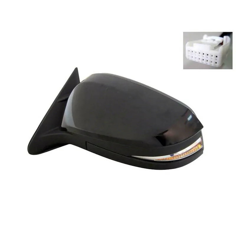 Left Side Mirror outside rear view 2014 - 2016 TOYOTA HIGHLANDER CAPA TO1320318C 879400E140-PFM - CAPA Fan Favorite