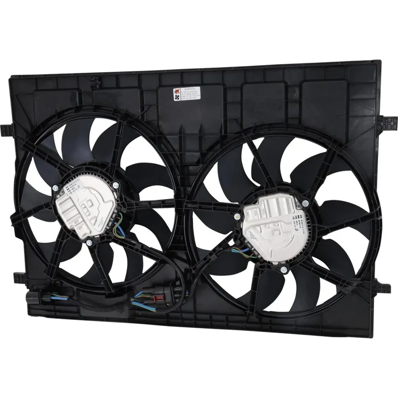 In Demand Radiator cooling fan assy 2018 - 2023 VOLKSWAGEN ATLAS VW3115122 3QF121207-PFM - REGULAR