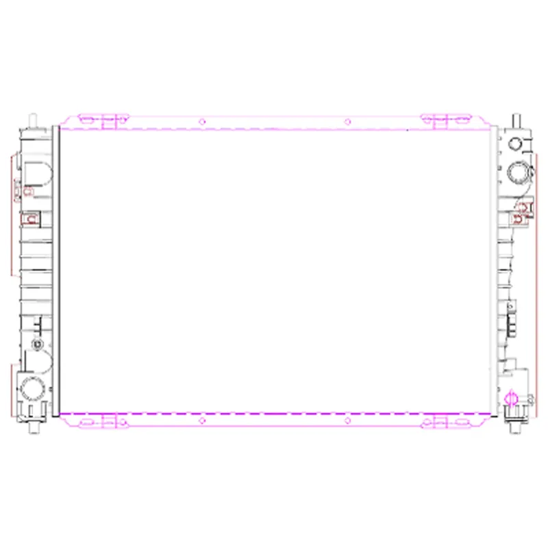 Markdown Radiator assembly 2008 - 2012 FORD ESCAPE RAD13041 H2MZ8005R - REGULAR