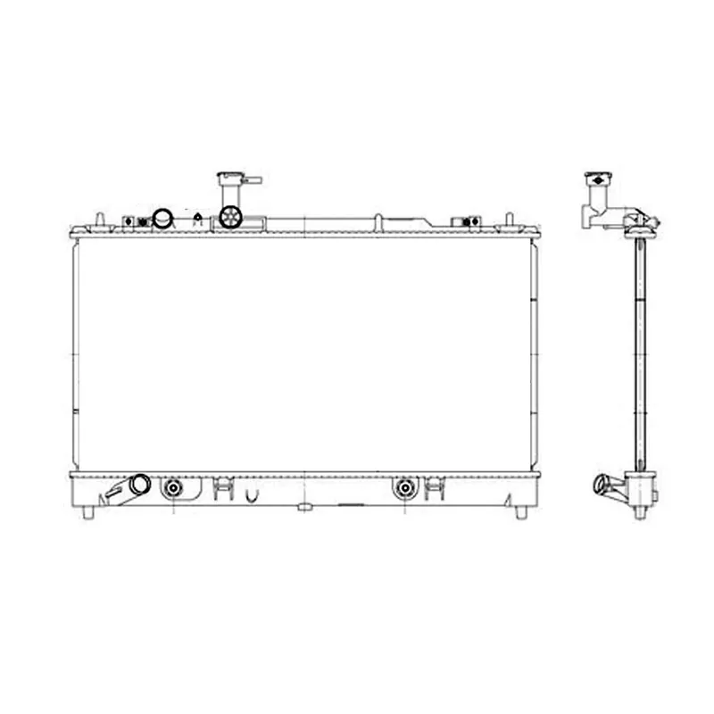 Free Shipping Radiator assembly 2006 - 2008 MAZDA 6 RAD13053 L3R115200A - REGULAR