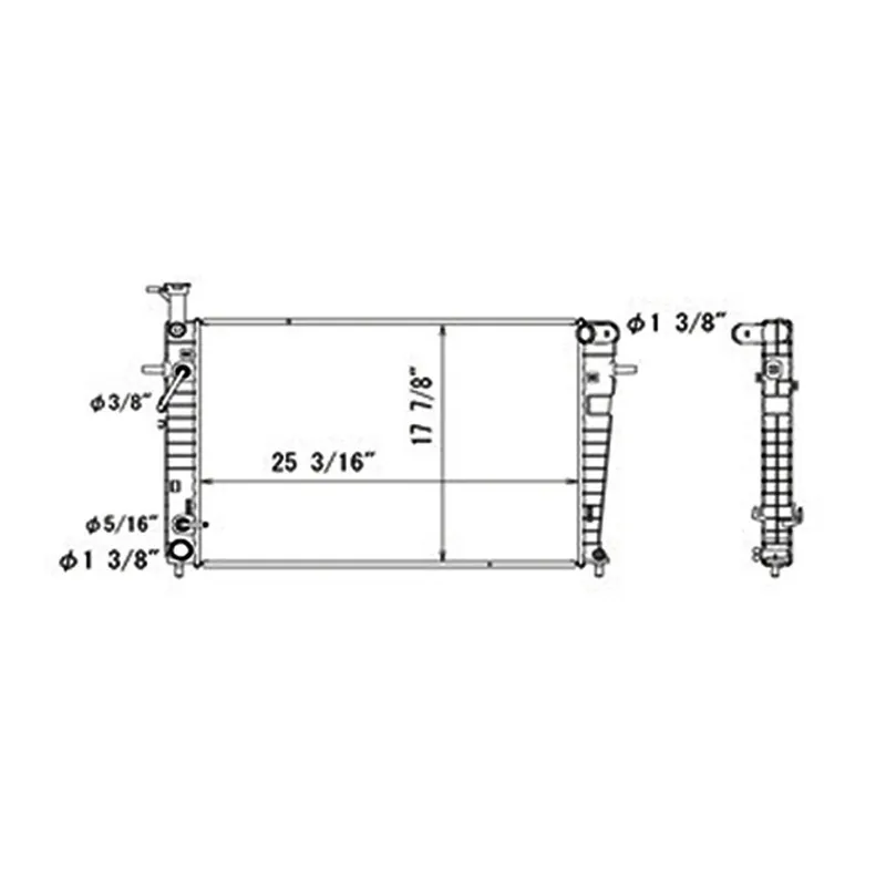 Radiator assembly 2007 - 2009 HYUNDAI TUCSON RAD13074 253102E821 - REGULAR Price Drop