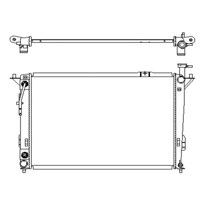 Radiator assembly 2010 - 2012 HYUNDAI SANTA FE RAD13192 253101U200 - REGULAR Exclusive Offer