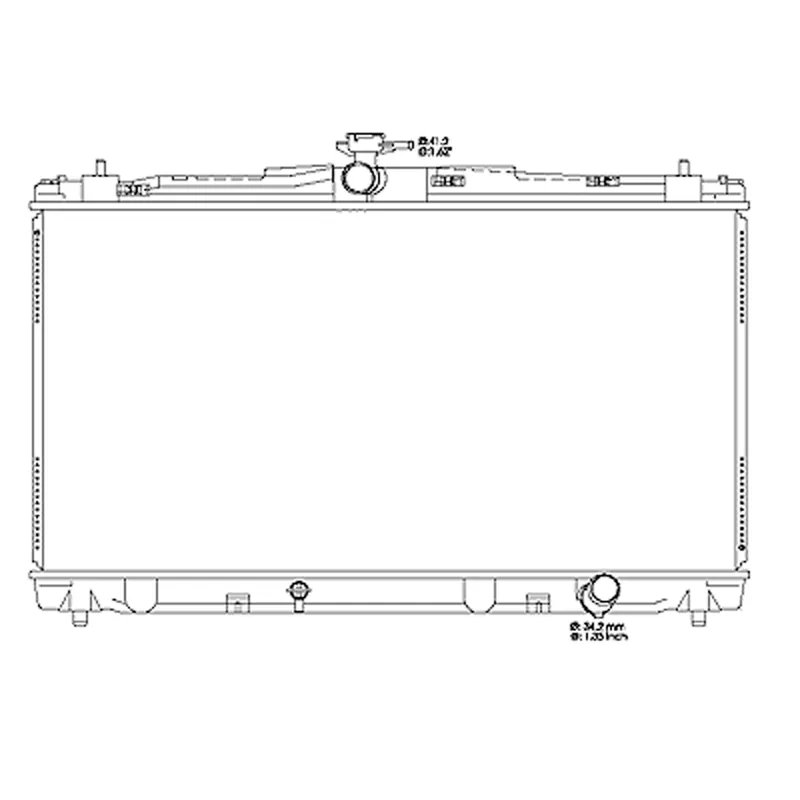 Affordable Radiator assembly 2016 - 2018 LEXUS ES350 RAD13270 164000P350 - REGULAR