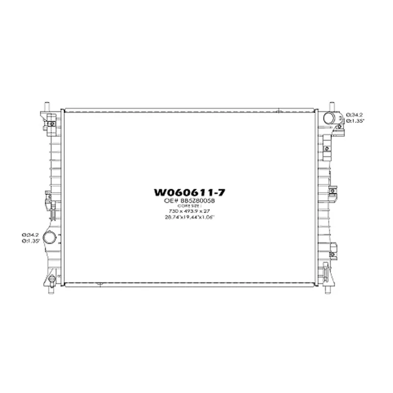 Limited Time Radiator assembly 2014 - 2019 FORD EXPLORER RAD13327 EB5Z8005G - REGULAR