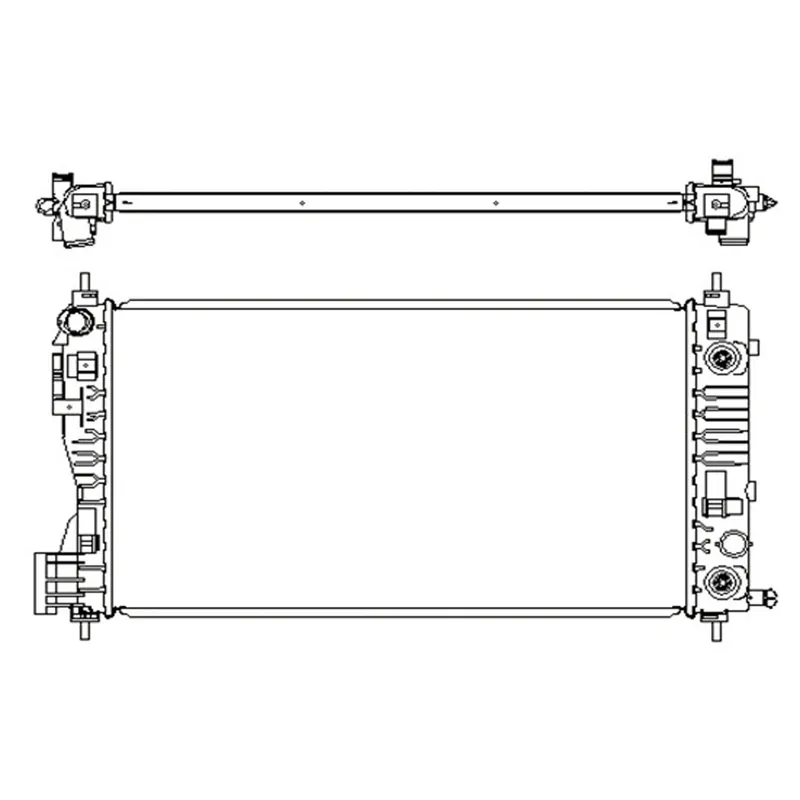 New Arrival Radiator assembly 2013 - 2015 CHEVROLET MALIBU RAD13332 22883363 - REGULAR