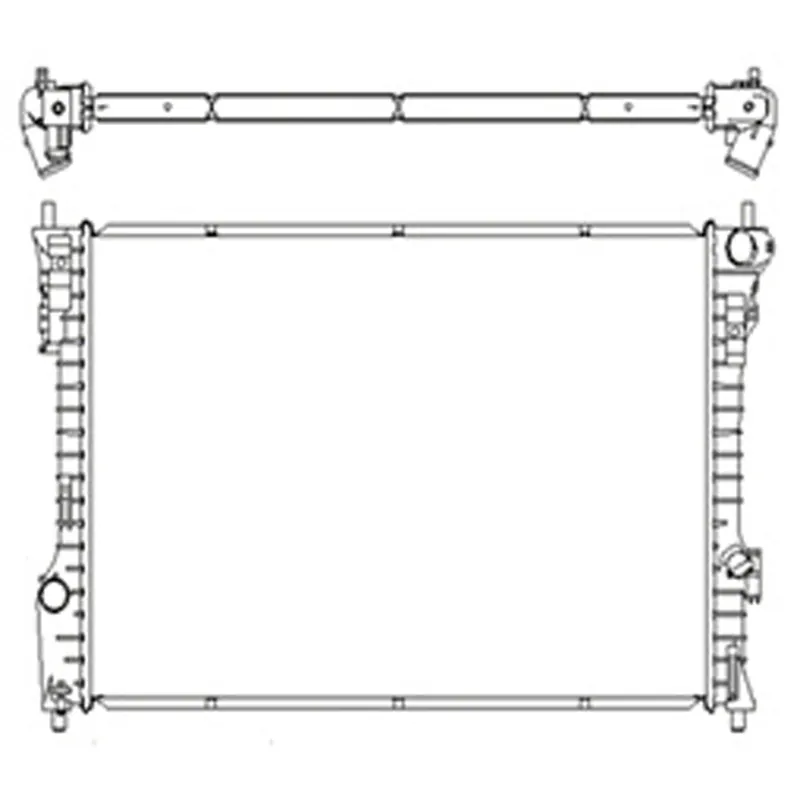 One Day Deal Radiator assembly 2013 - 2019 FORD FLEX RAD13447 EA8Z8005A - REGULAR