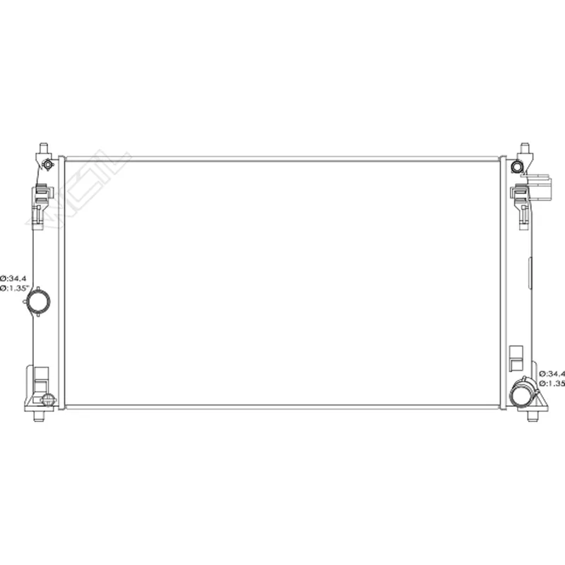 Radiator assembly 2018 - 2022 TOYOTA C-HR RAD13666 164000T350 - REGULAR Secure Checkout