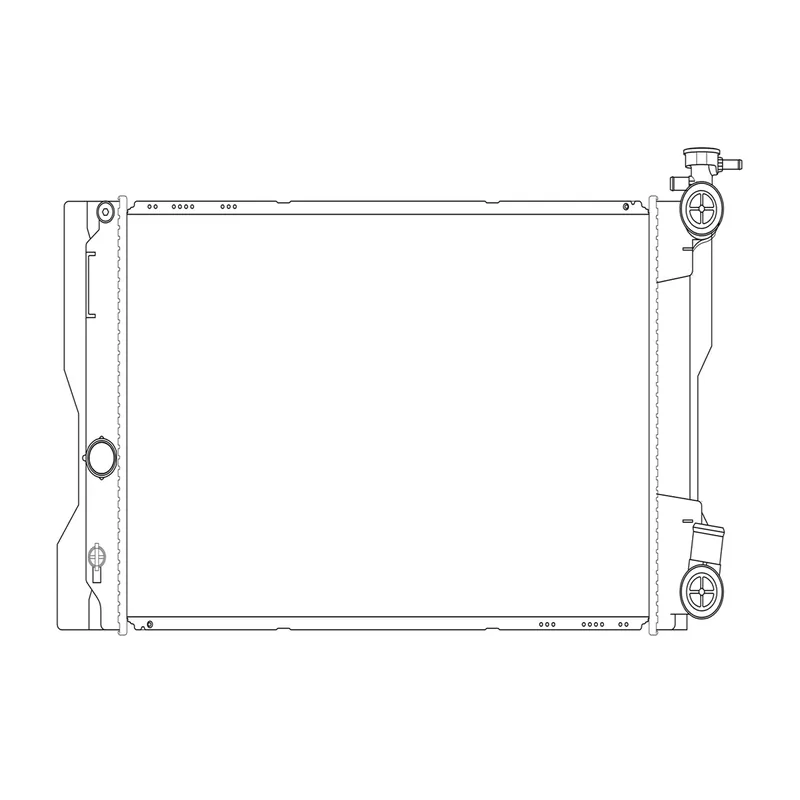Place Order Radiator assembly 2017 - 2019 TOYOTA COROLLA RAD13780 164100T043 - REGULAR