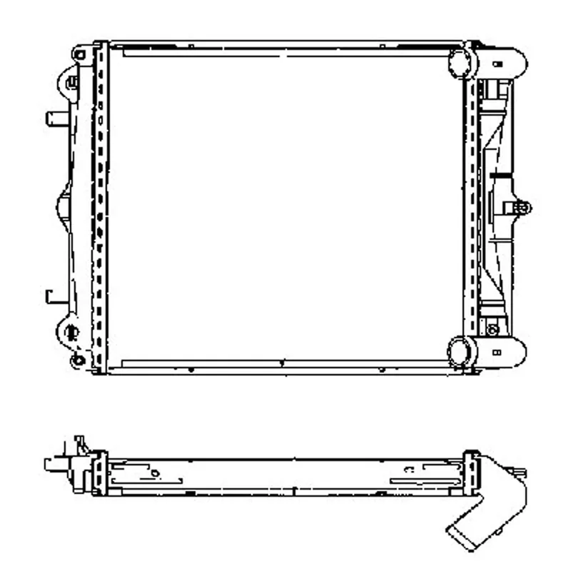 Radiator assembly 1999 - 2004 PORSCHE 911 RAD2288 99610613273 - REGULAR Factory Price