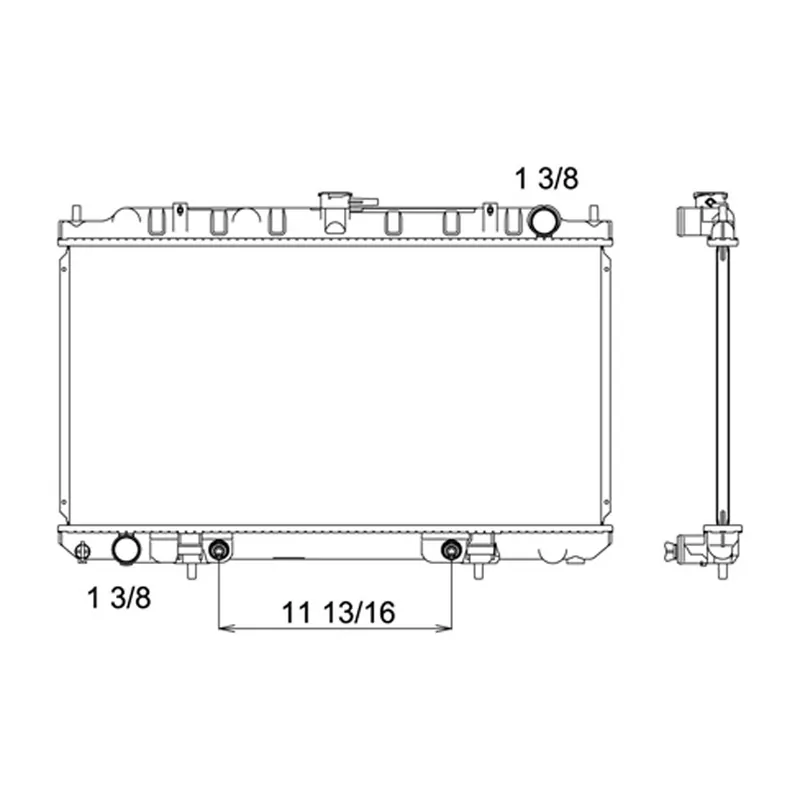 Place Order Radiator assembly 2000 - 2006 NISSAN SENTRA RAD2328 214104Z200 - REGULAR