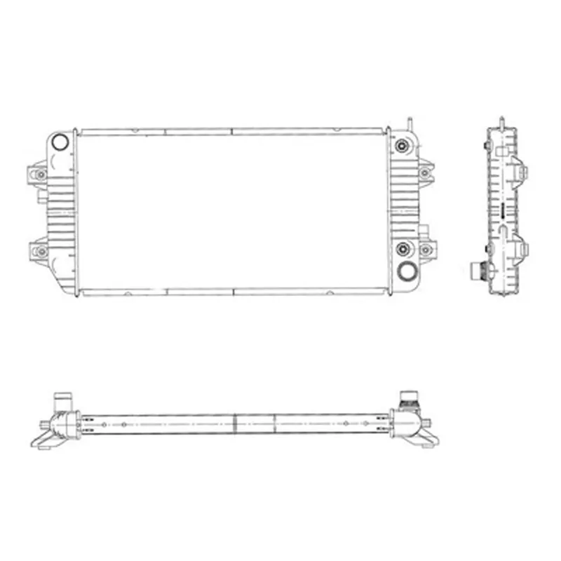 Bargain Radiator assembly 2003 - 2014 CHEVROLET EXPRESS 1500 RAD2935 22805590 - REGULAR