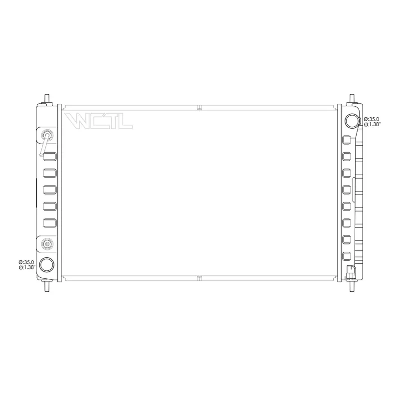 Radiator assembly 2008 - 2013 NISSAN ALTIMA RAD2988 21460ZN50B - REGULAR Warranty Included