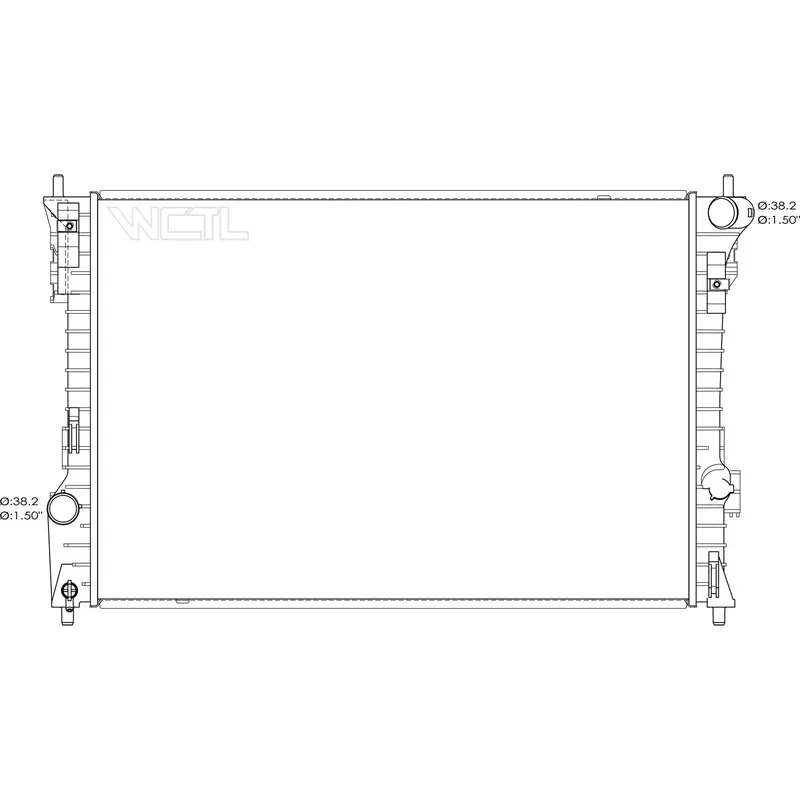 Radiator assembly 2011 - 2014 FORD EXPLORER RAD3001 BB5Z8005D - REGULAR Instant Buy