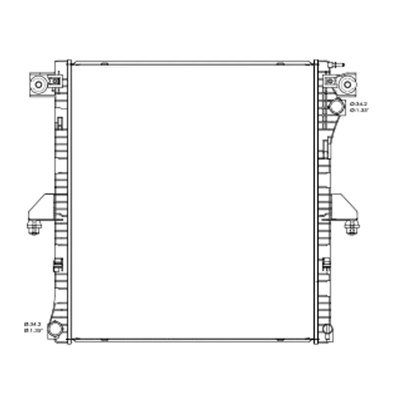Radiator assembly 2019 - 2023 FORD RANGER RAD3124 KB3Z8005A - REGULAR High Quality