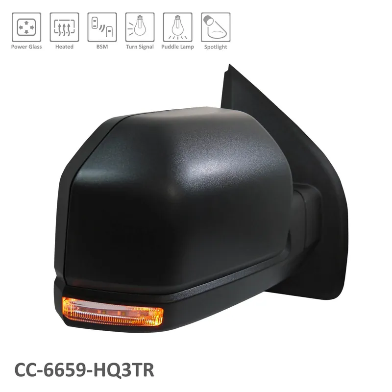 Right Side Mirror outside rear view 2015 - 2016 FORD F-150 FO1321526 FL3Z17682FC - REGULAR Place Order