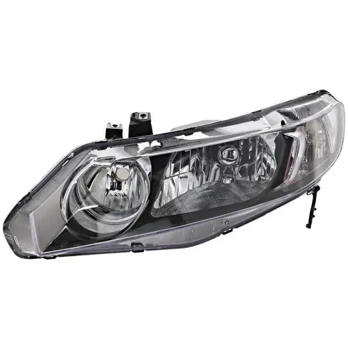 Fast Shipping Left Side Headlamp assy composite 2006 - 2011 HONDA CIVIC HO2502127 33151SNCA01 - REGULAR