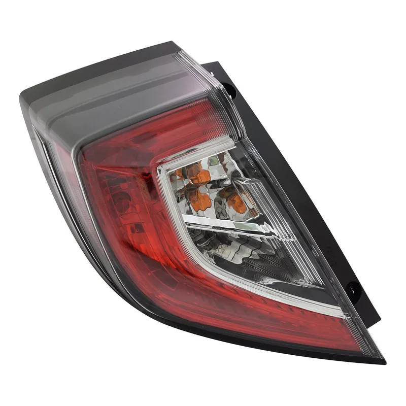 Crafted Left Side Taillamp assy outer 2017 - 2021 HONDA CIVIC HO2804116 33550TGGA02 - REGULAR