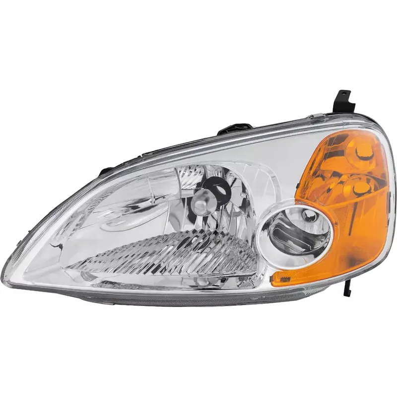 Secure Checkout Left Side Headlamp lens\\/housing 2001 - 2003 HONDA CIVIC HO2518102 33151S5PA01 - REGULAR