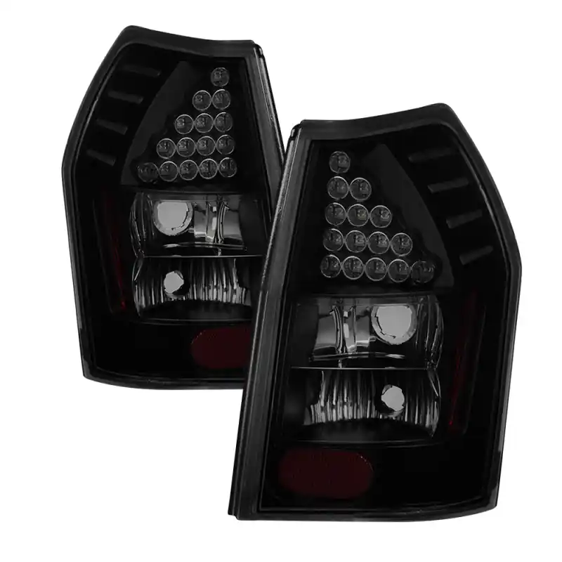 Weekend Sale xTune Dodge Magnum 05-08 LED Tail Lights - Black Smoked ALT-JH-DMAG05-LED-BSM