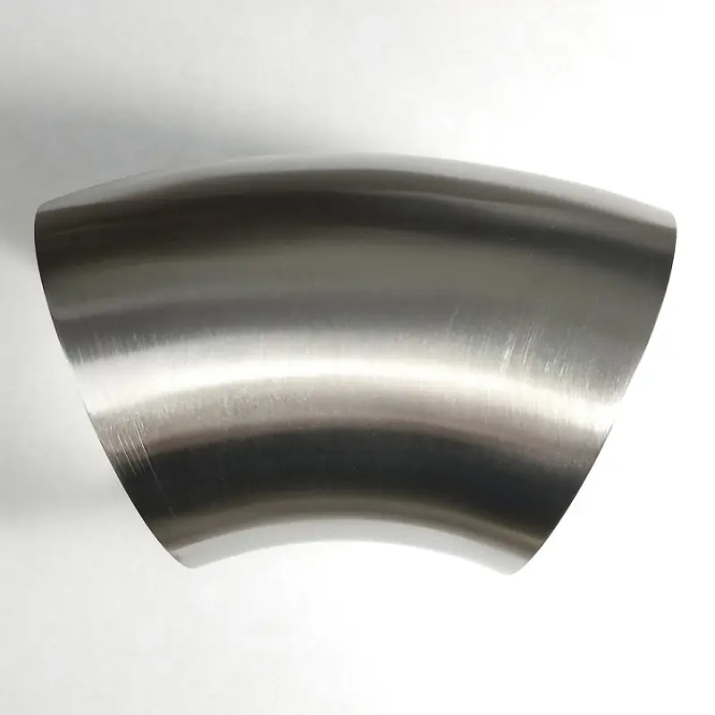 Fast Shipping Stainless Bros 2.50in Diameter 1.5D / 3.75in CLR 45 Degree Bend No Leg Mandrel Bend