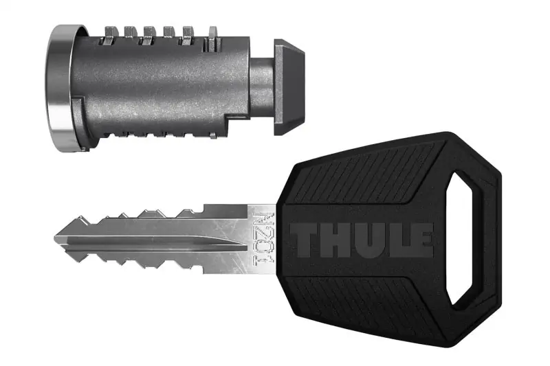 Thule One-Key System 4-Pack (Includes 4 Locks/1 Key) - Silver Price Cut