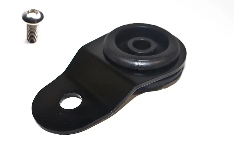 Torque Solution Radiator Mount w/ Insert ( Black ) : Mitsubishi Evolution 7/8/9 Express Delivery