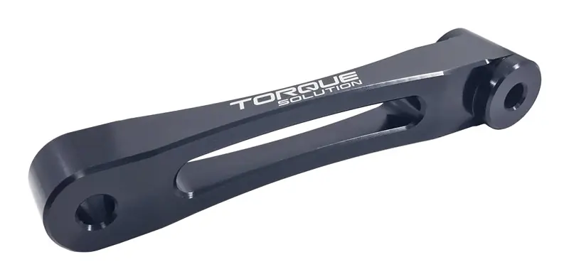 Torque Solution Solid Billet Pitch Stop Tranny Mount: Subaru - Black Top Rated