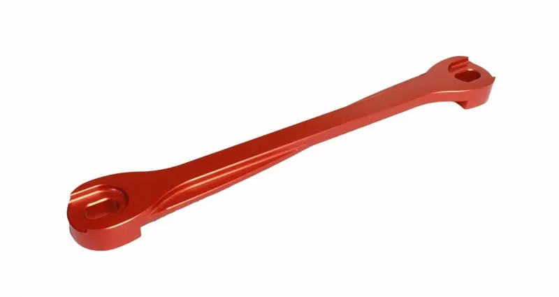 Torque Solution Billet Battery Tie Down: Subaru WRX/STi/Legacy/Forester/Outback Red Buy Direct