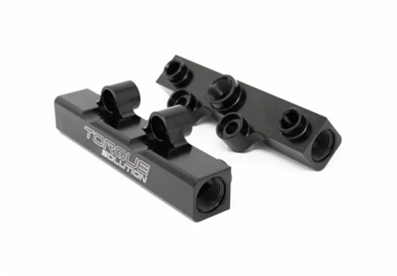 Low Price Torque Solution Top Feed Fuel Rails: 02-14 Subaru WRX / 07-18 STI - Black