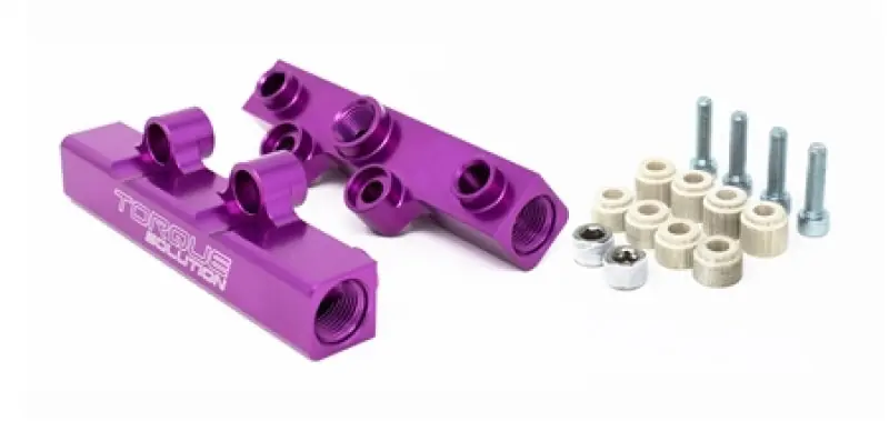 Torque Solution Top Feed Fuel Rails: 02-14 Subaru WRX / 07-18 STI - Purple Deal
