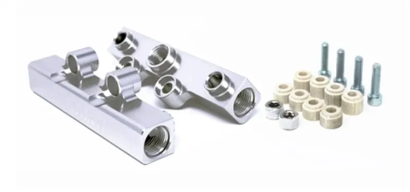 Torque Solution Top Feed Fuel Rails: 02-14 Subaru WRX / 07-18 STI - Silver Original