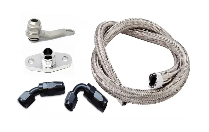 Weekend Sale Torque Solution Subaru EJ -10AN Turbo Oil Return Line Kit