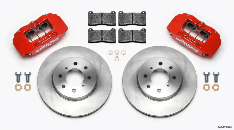 Order Now Wilwood DPHA Front Caliper & Rotor Kit Red Honda / Acura w/ 262mm OE Rotor