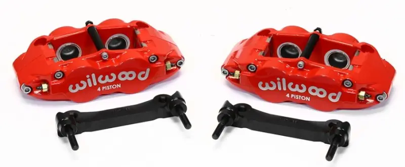 Wilwood Narrow Superlite 4R Rear Caliper & Bracket Kit - Red 97-13 C5/C6 Corvette w/ OEM Rotors Trusted Brand