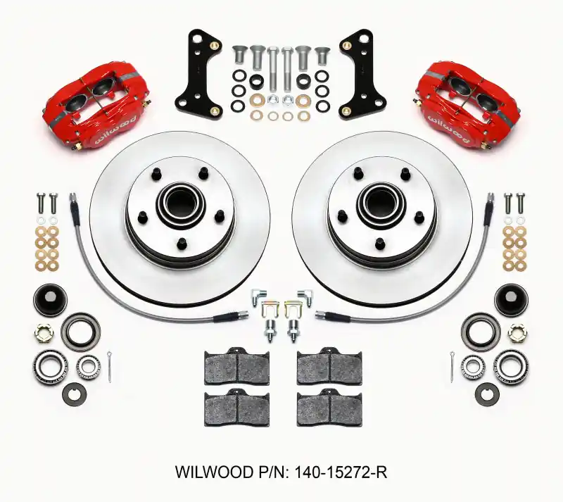 Wilwood Forged Dynalite-M Front Kit 11.00in 1 PC Rotor&Hub Red 67-69 Camaro 64-72 Nova Chevelle Factory Price