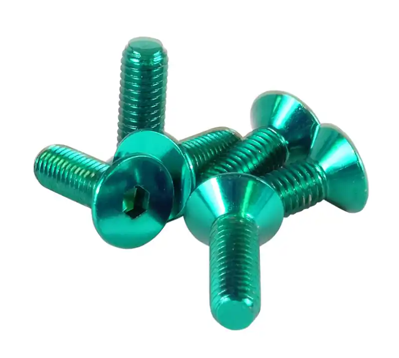 NRG Steering Wheel Screw Upgrade Kit (Conical) - Green In Demand