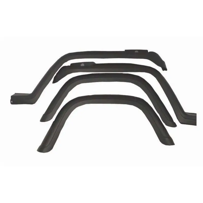 Weekend Sale Omix 4-Piece Fender Flare Kit- 87-95 Jeep Wrangler YJ
