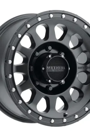 Method MR315 17x9 -12mm Offset 8x6.5 130.81mm CB Matte Black Wheel Order Now