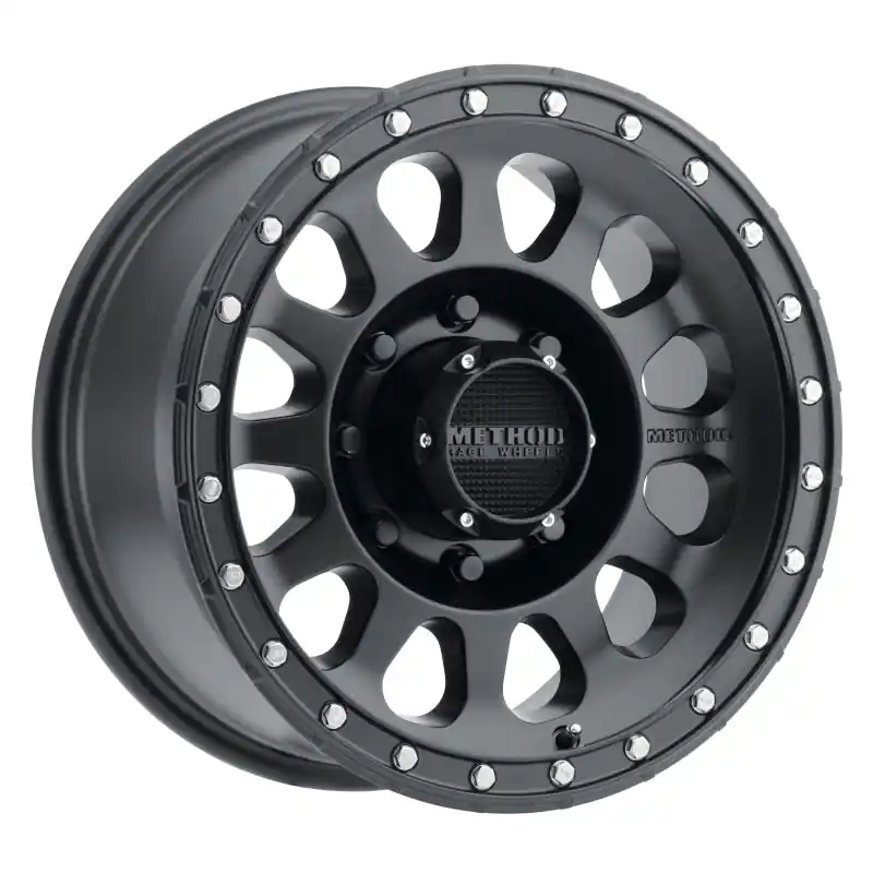 Method MR315 17x9 -12mm Offset 8x6.5 130.81mm CB Matte Black Wheel Order Now
