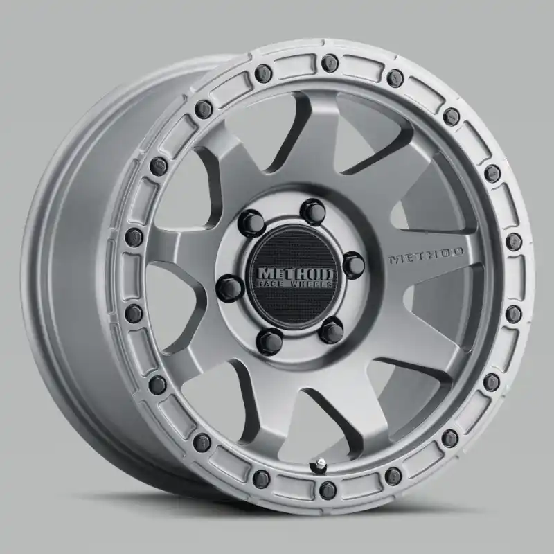Method MR317 17x8.5 0mm Offset 6x135 87mm CB Matte Titanium Wheel No Minimum Order
