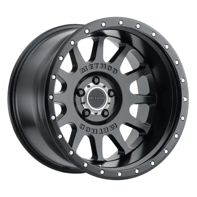New Arrival Method MR605 NV 20x9 -12mm Offset 5x150 110.5mm CB Matte Black Wheel