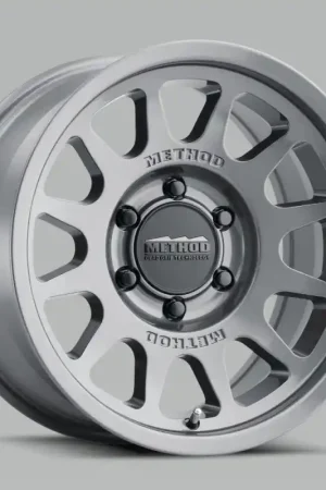 Bulk Order Method MR703 17x8.5 0mm Offset 5x5 71.5mm CB Gloss Titanium Wheel