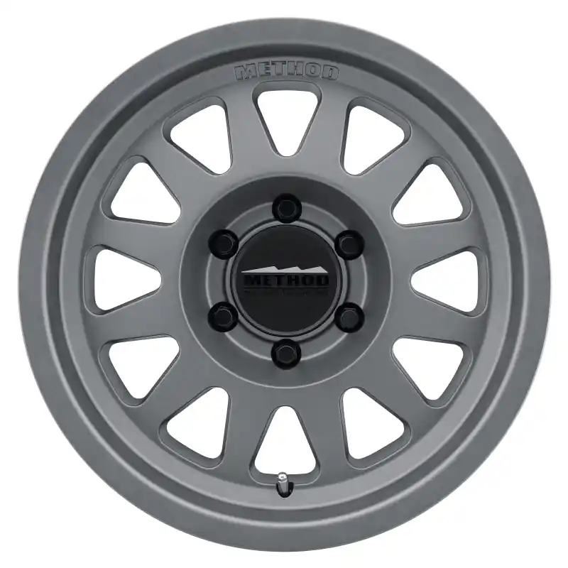Method MR704 17x8.5 0mm Offset 6x5.5 106.25mm CB Matte Titanium Wheel Fan Favorite