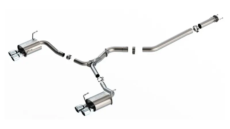 Borla 2022 Subaru WRX 2.4L Turbo AT/MT AWD S-Type Catback Exhaust Polished Tips Original