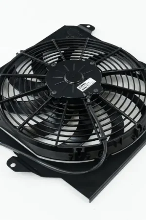 Sale CSF 92-00 Honda Civic All-Aluminum Fan Shroud w/12in SPAL Fan - Black Finish