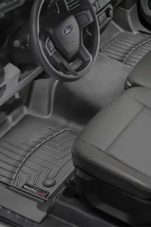 Fan Favorite WeatherTech 2019+ Chevrolet Silverado 1500 Crew Cab w/ Vinyl Floors Rear FloorLiner - Black
